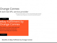 orangeconnex.com.au Webseite Vorschau