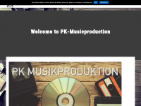 pk-musicproduction.de Webseite Vorschau