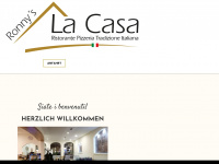 ronnys-pizzeria-la-casa.de Webseite Vorschau