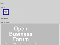 openbusinessforum.de Webseite Vorschau