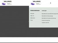 valuniq-pensionconsulting.de Webseite Vorschau