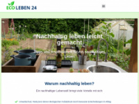 eco-leben24.de Webseite Vorschau