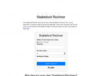 stableford-rechner.de Webseite Vorschau