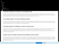 stoffhosen.com Webseite Vorschau