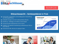 schlüsseldienst-frick.ch Webseite Vorschau