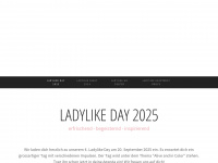 ladylike.ch Webseite Vorschau