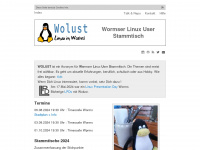 wolust.de Webseite Vorschau