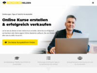 onlinekurs-helden.de Webseite Vorschau