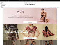 bravo-dance.com Webseite Vorschau