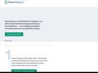 bewerbung.ai Webseite Vorschau