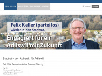 f-keller.ch Webseite Vorschau