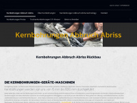 kernbohrung24.ch Webseite Vorschau