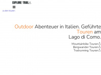 explore-thetrail.com Webseite Vorschau