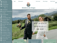 heiraten-in-den-bergen.com Webseite Vorschau