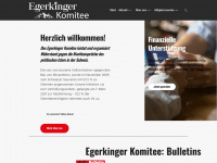 egerkingerkomitee.ch Webseite Vorschau