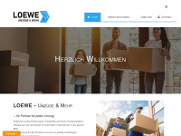 loeweumzug.ch Webseite Vorschau