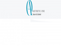 aesthetic-one.ch Webseite Vorschau