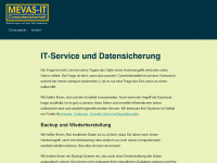 mevas-it.de Webseite Vorschau