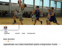 linden-basketball.de Webseite Vorschau