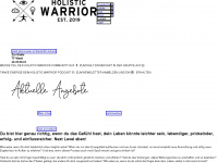 holisticwarrior.de Webseite Vorschau