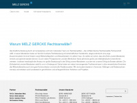 melzgercke.de Webseite Vorschau