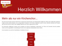 kirchenchor.eu Webseite Vorschau