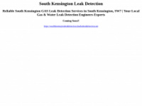 southkensingtonleakdetection.londonleakdetection.net Webseite Vorschau