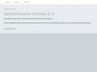 geschichtsverein-gruendau.de Webseite Vorschau