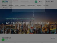 bookmytour.ae Webseite Vorschau