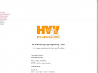 hvv-regensburg.de Webseite Vorschau