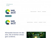 weact.at Webseite Vorschau