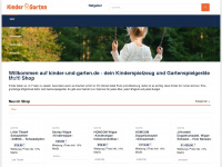 kinder-und-garten.de Webseite Vorschau