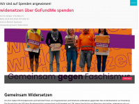 widersetzen.com Webseite Vorschau