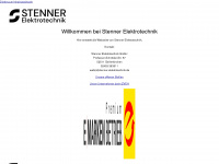 stenner-elektrotechnik.de Webseite Vorschau