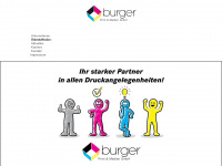 burgerprint.de Webseite Vorschau