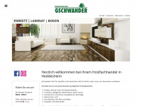 gschwander-holz.de Webseite Vorschau