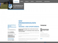 gsv-erdmannhausen.de Webseite Vorschau