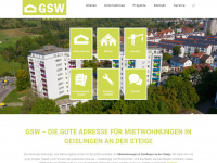 gsw-geislingen.de Webseite Vorschau