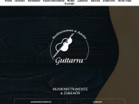 guitarra.de Webseite Vorschau