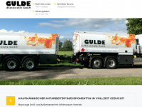 gulde-brennstoffe.de Webseite Vorschau