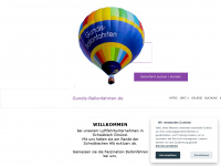 gundis-ballonfahrten.de Webseite Vorschau