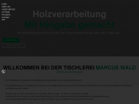 tischlerei-wald.de Webseite Vorschau