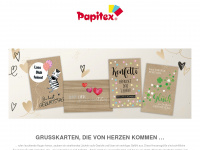 papitex.de Webseite Vorschau