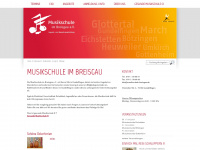 musikschule-breisgau.de Webseite Vorschau