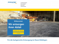 gustav-maurer-containerdienst.de Webseite Vorschau
