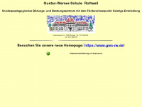 gustav-werner-schule-rottweil.de Webseite Vorschau
