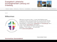 leinburg-entenberg-evangelisch.de Webseite Vorschau