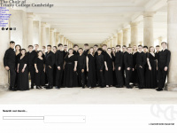 trinitycollegechoir.com Webseite Vorschau