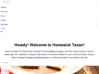 homesicktexan.com Webseite Vorschau