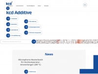 kcd-additive.com Webseite Vorschau